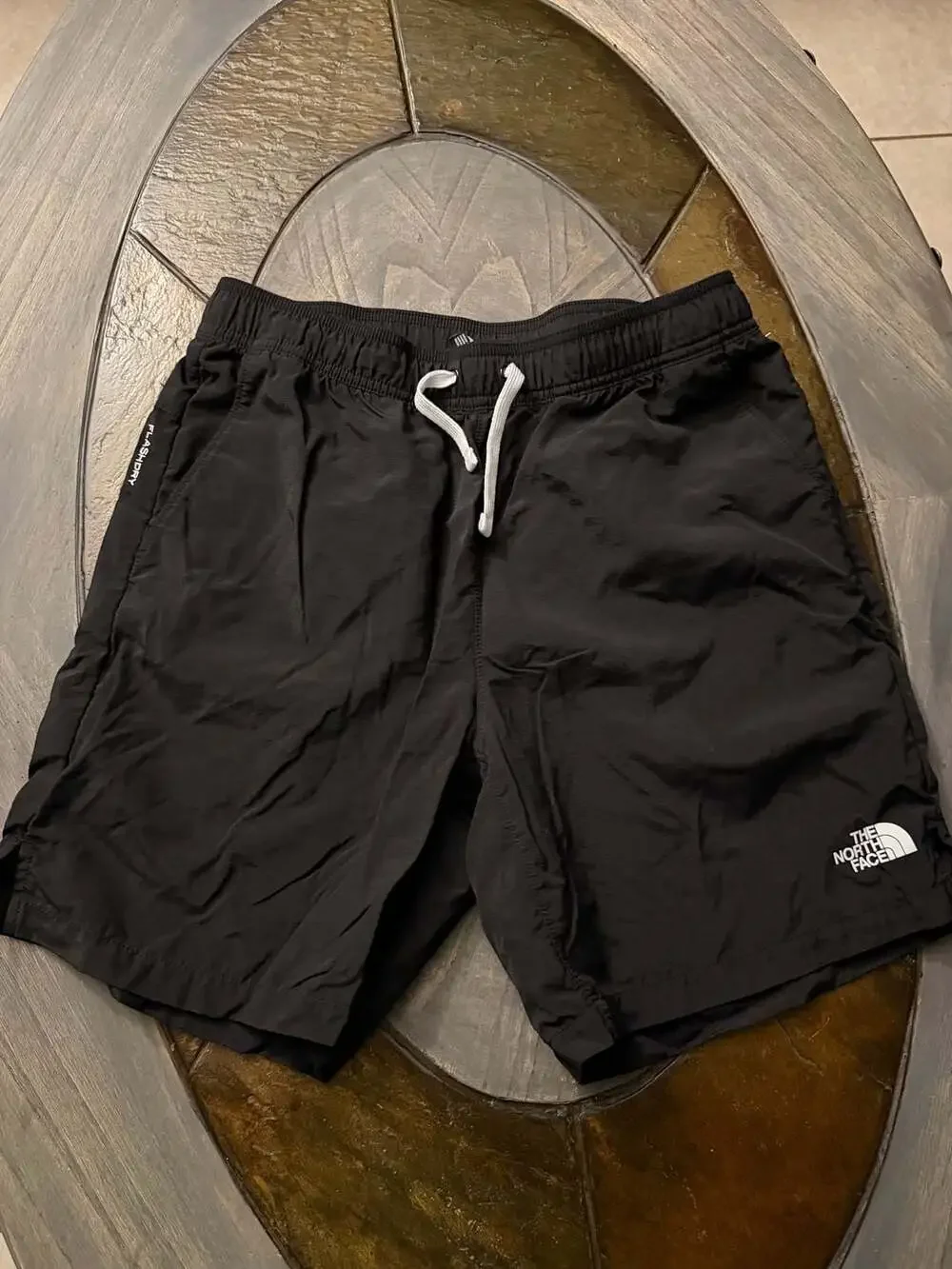 The North Face FlashDry Action 2.0 Black Drawstring Shorts Men's Size Small